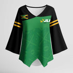 Personalized Jamaica Labour Party Kimono Sleeve Blouse Proud Supporters
