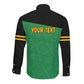 Personalized Jamaica Labour Party Supporters Long Sleeve Button Shirt - African Pride