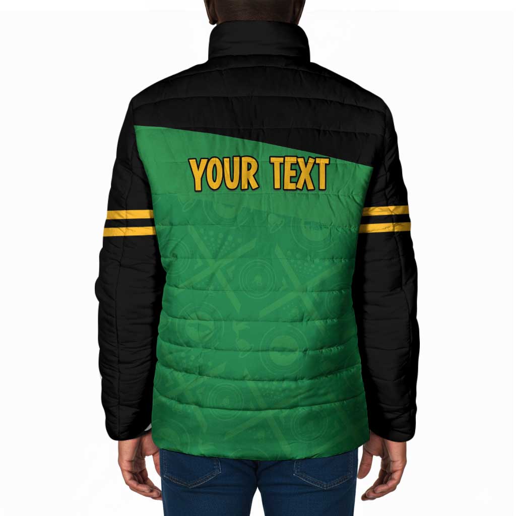 Personalized Jamaica Labour Party Padded Jacket Proud Supporters