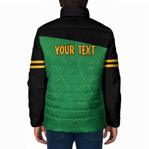 Personalized Jamaica Labour Party Padded Jacket Proud Supporters