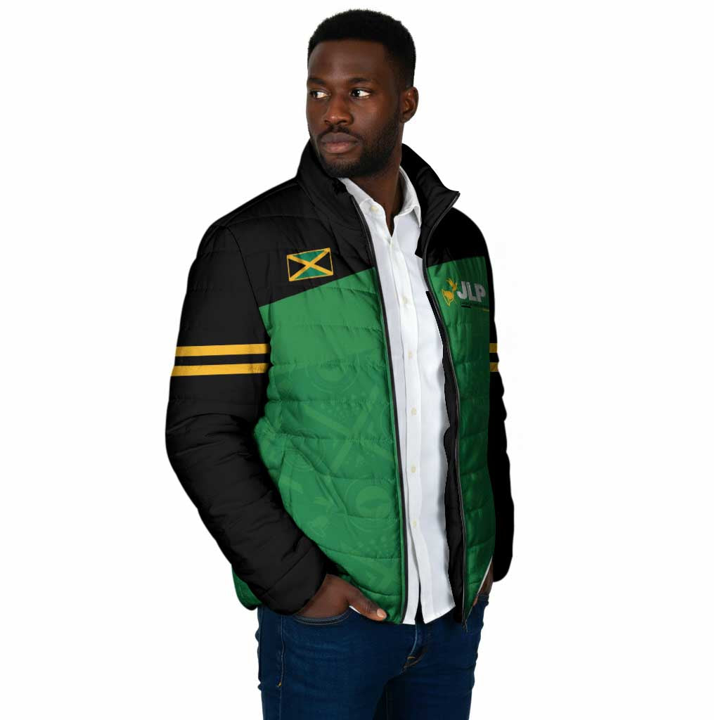 Personalized Jamaica Labour Party Padded Jacket Proud Supporters