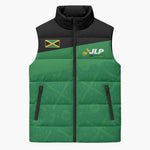 Personalized Jamaica Labour Party Sleeveless Puffer Jacket Proud Supporters