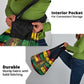 Personalised Rastafarian Lion Grocery Bag Cannabis Leaf Pattern