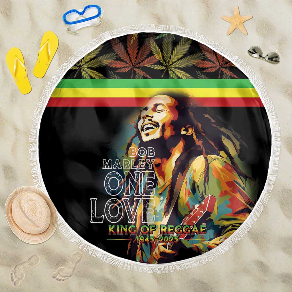 Jamaica Legend Bob Birthday Beach Blanket Thank You For The Memories