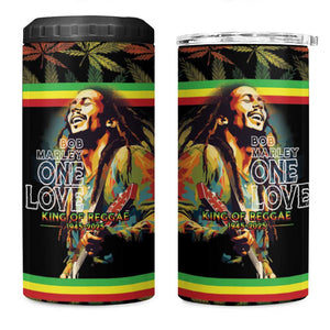 Jamaica Legend Bob Birthday 4 in 1 Can Cooler Tumbler Thank You For The Memories