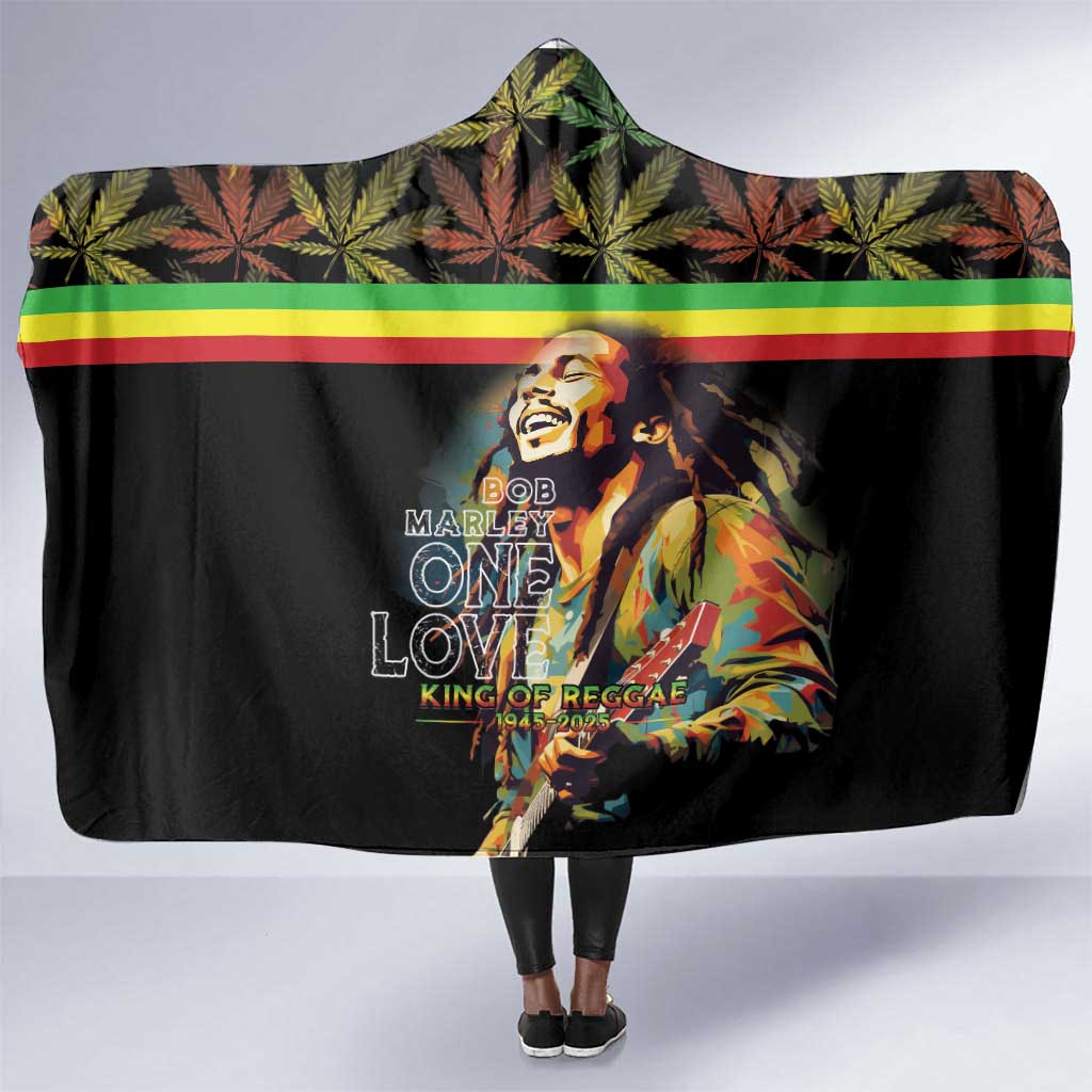 Jamaica Legend Bob Birthday Hooded Blanket Thank You For The Memories