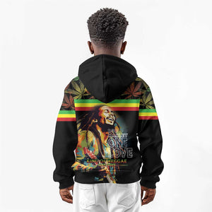 Jamaica Legend Bob Birthday Kid Hoodie Thank You For The Memories