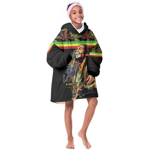 Jamaica Legend Bob Birthday Kid Wearable Blanket Hoodie Thank You For The Memories