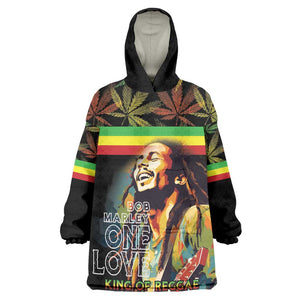 Jamaica Legend Bob Birthday Kid Wearable Blanket Hoodie Thank You For The Memories