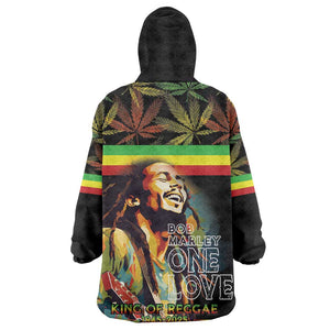 Jamaica Legend Bob Birthday Kid Wearable Blanket Hoodie Thank You For The Memories