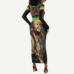 Jamaica Legend Bob Birthday Long Sleeve Bodycon Dress Thank You For The Memories