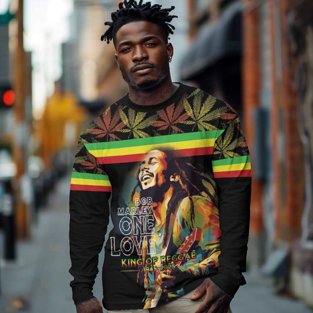 Jamaica Legend Bob Birthday Long Sleeve Shirt Thank You For The Memories