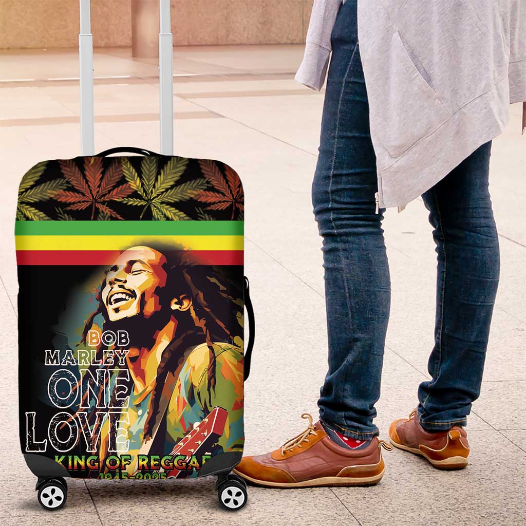 Jamaica Legend Bob Birthday Luggage Cover Thank You For The Memories