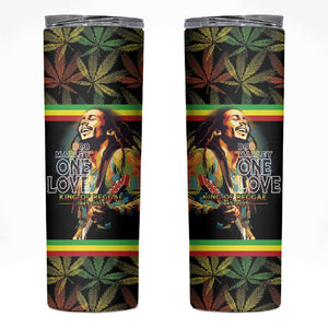 Jamaica Legend Bob Birthday Skinny Tumbler Thank You For The Memories