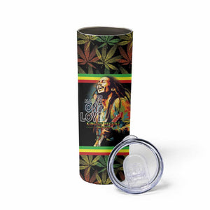 Jamaica Legend Bob Birthday Skinny Tumbler Thank You For The Memories