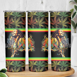 Jamaica Legend Bob Birthday Skinny Tumbler Thank You For The Memories