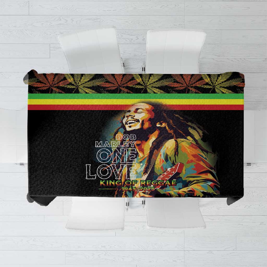 Jamaica Legend Bob Birthday Tablecloth Thank You For The Memories