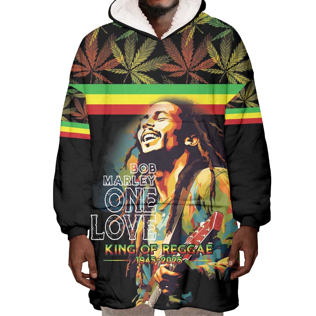 Jamaica Legend Bob Birthday Wearable Blanket Hoodie Thank You For The Memories