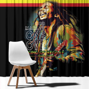 Jamaica Legend Bob Birthday Window Curtain Thank You For The Memories