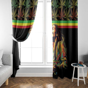 Jamaica Legend Bob Birthday Window Curtain Thank You For The Memories