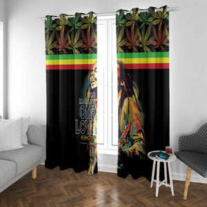 Jamaica Legend Bob Birthday Window Curtain Thank You For The Memories