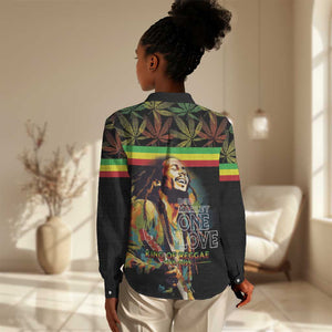 Jamaica Legend Bob Birthday Women Casual Shirt Thank You For The Memories