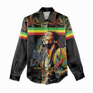 Jamaica Legend Bob Birthday Women Casual Shirt Thank You For The Memories