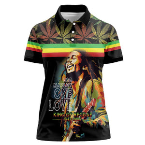 Jamaica Legend Bob Birthday Women Polo Shirt Thank You For The Memories