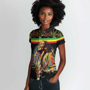 Jamaica Legend Bob Birthday Women Polo Shirt Thank You For The Memories