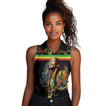Jamaica Legend Bob Birthday Women Sleeveless Polo Shirt Thank You For The Memories