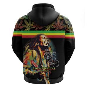 Jamaica Legend Bob Birthday Zip Hoodie Thank You For The Memories