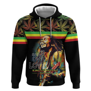 Jamaica Legend Bob Birthday Zip Hoodie Thank You For The Memories