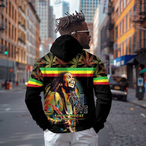 Jamaica Legend Bob Birthday Zip Hoodie Thank You For The Memories