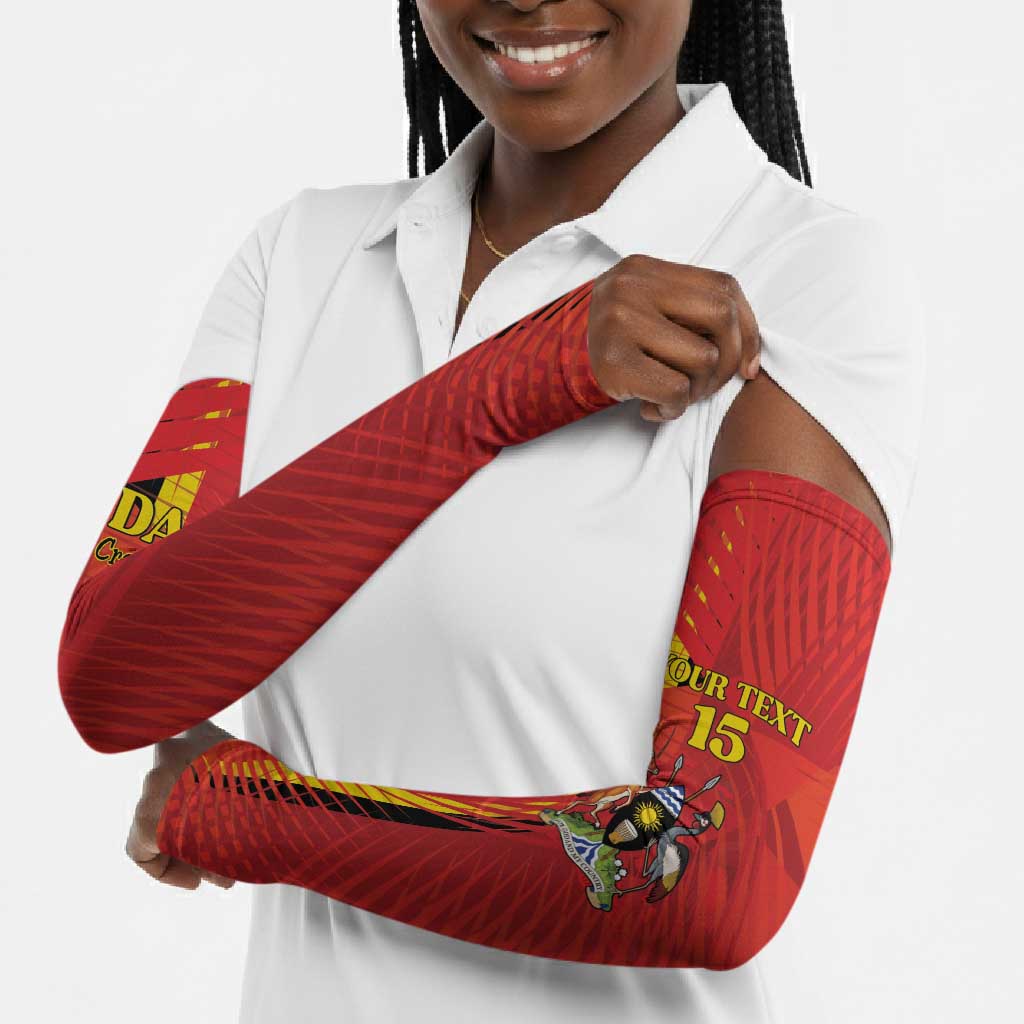 Custom Uganda Football Arm Sleeves Go Champions Cranes - African Pride