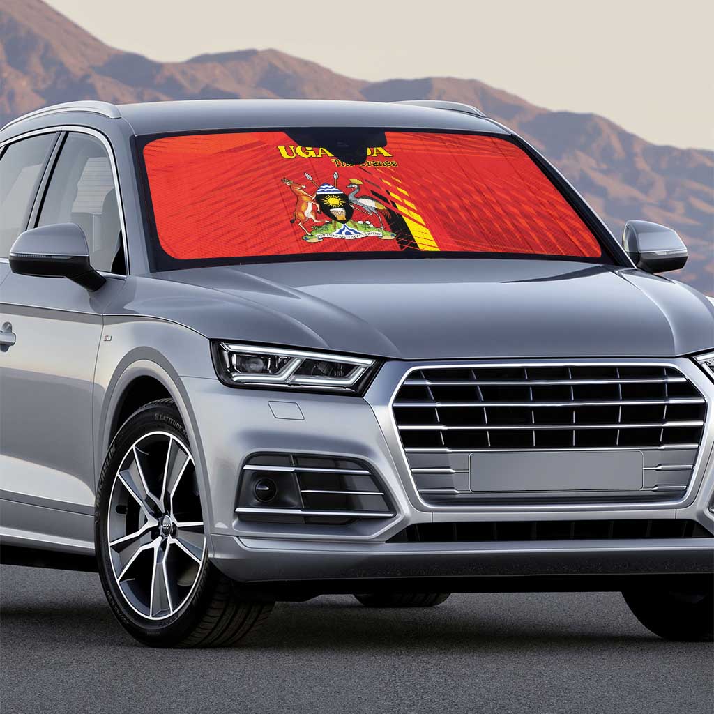 Uganda Football Auto Sun Shade Go Champions Cranes - African Pride