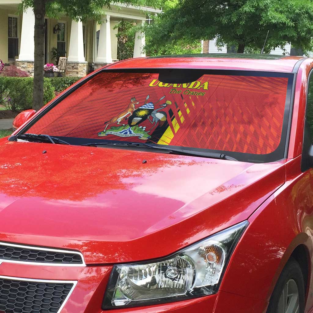 Uganda Football Auto Sun Shade Go Champions Cranes - African Pride