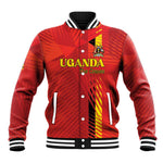 Custom Uganda Football Baseball Jacket Go Champions Cranes - African Pride