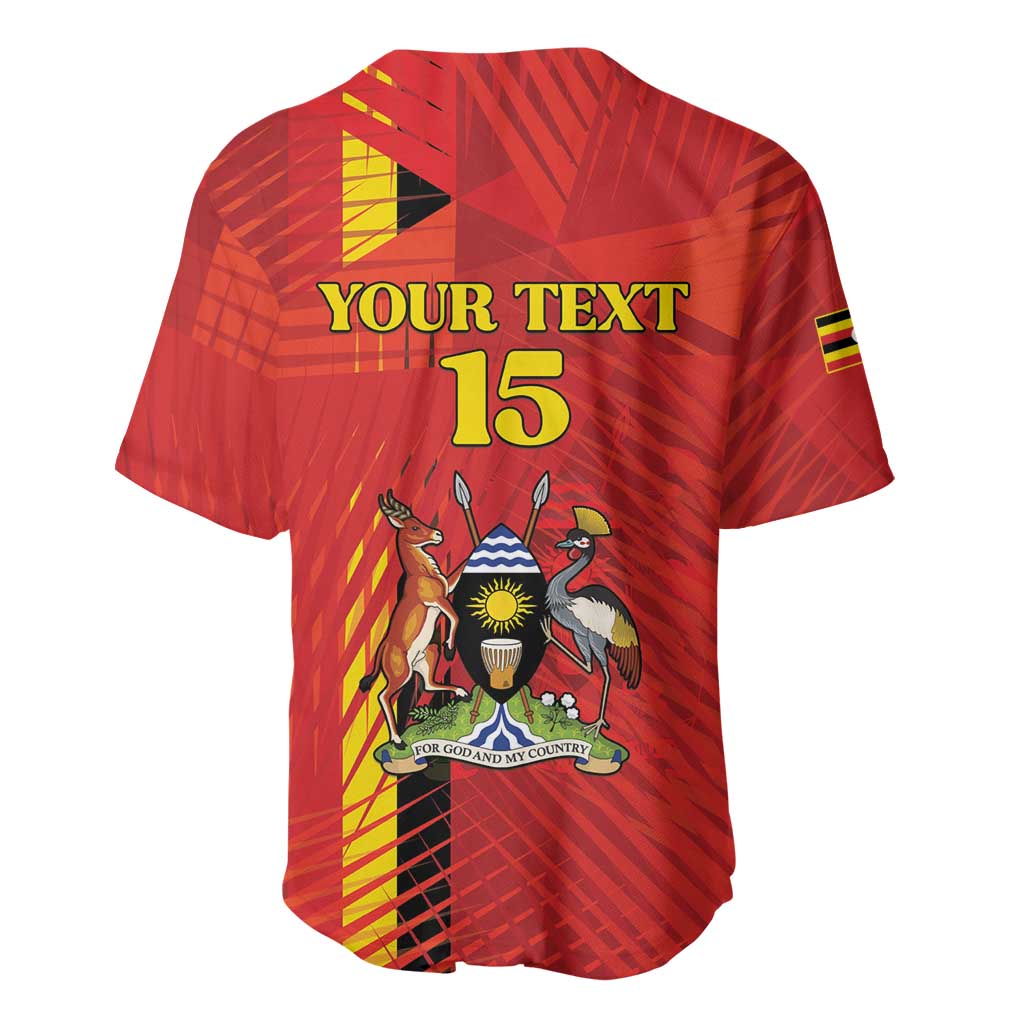 Custom Uganda Football Baseball Jersey Go Champions Cranes LT15