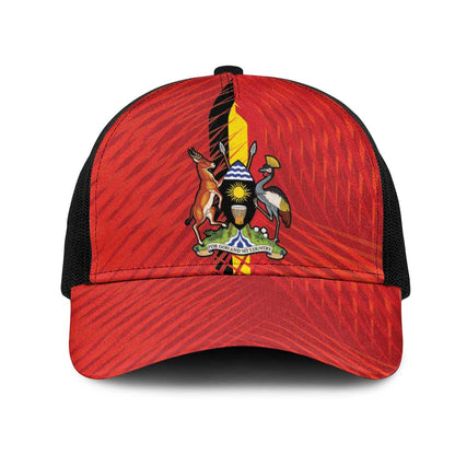 Uganda Football Baseball Net Cap Go Champions Cranes - African Pride