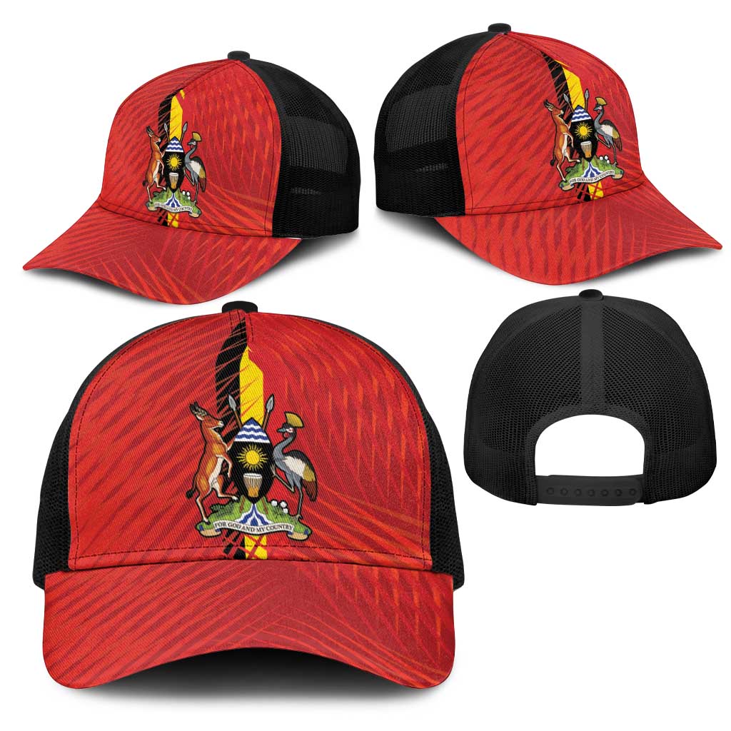 Uganda Football Baseball Net Cap Go Champions Cranes - African Pride