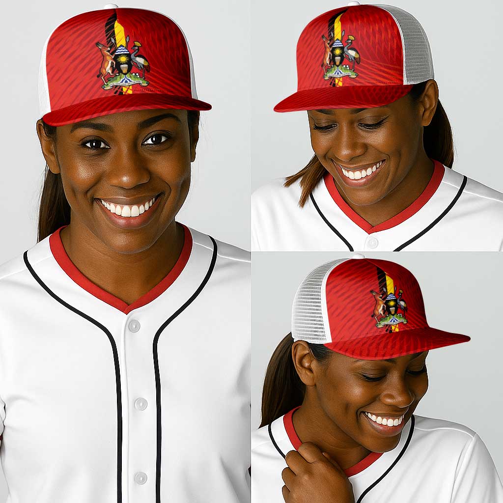 Uganda Football Baseball Net Cap Go Champions Cranes - African Pride