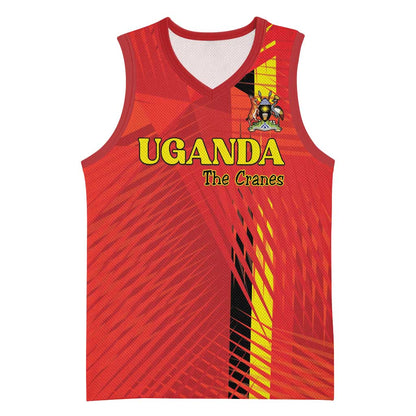 Custom Uganda Football Basketball Jersey Go Champions Cranes - African Pride