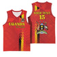 Custom Uganda Football Basketball Jersey Go Champions Cranes - African Pride