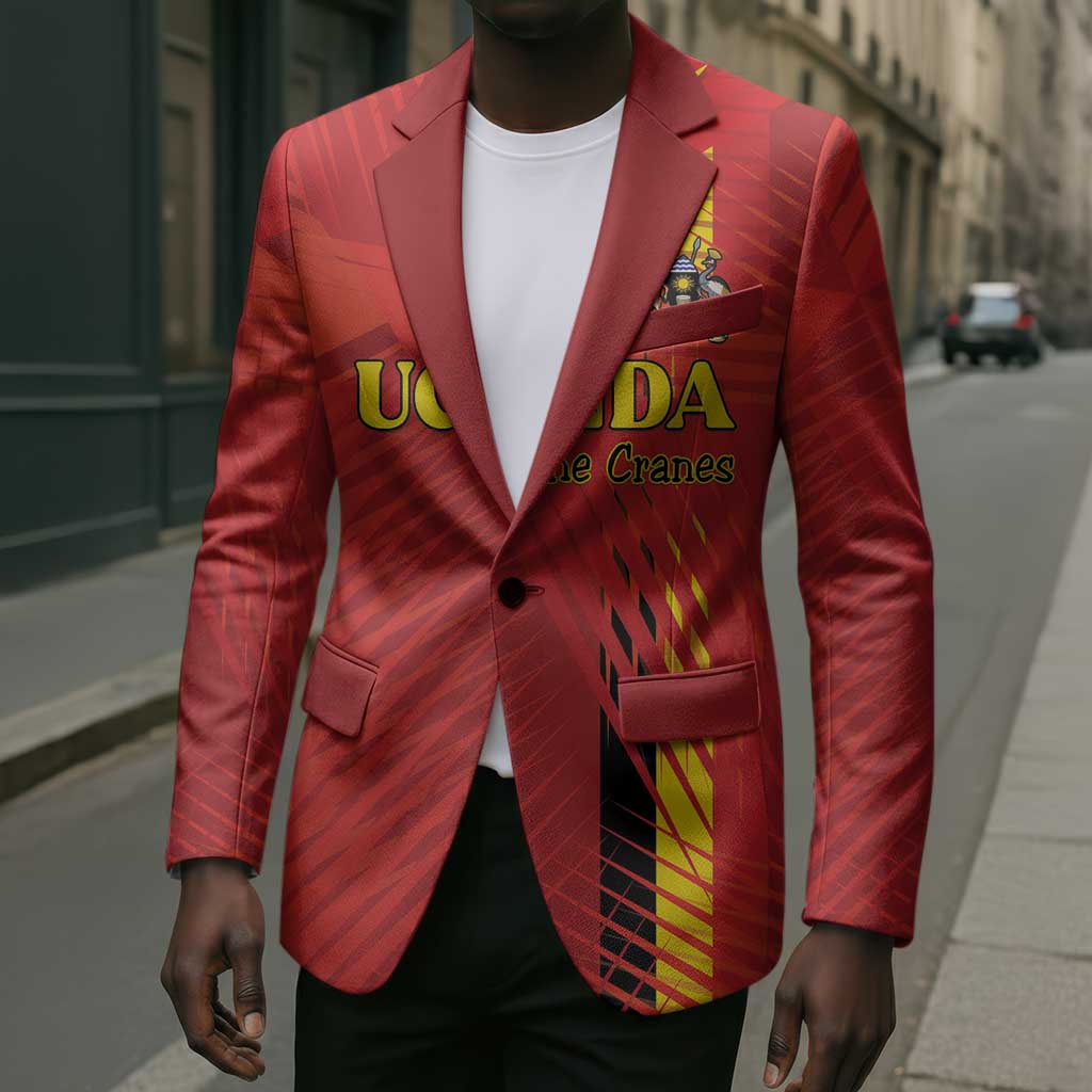 Custom Uganda Football Blazer Go Champions Cranes - African Pride