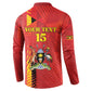 Custom Uganda Football Button Sweatshirt Go Champions Cranes