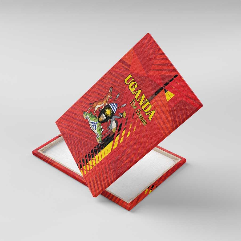 Uganda Football Canvas Wall Art Go Champions Cranes - African Pride