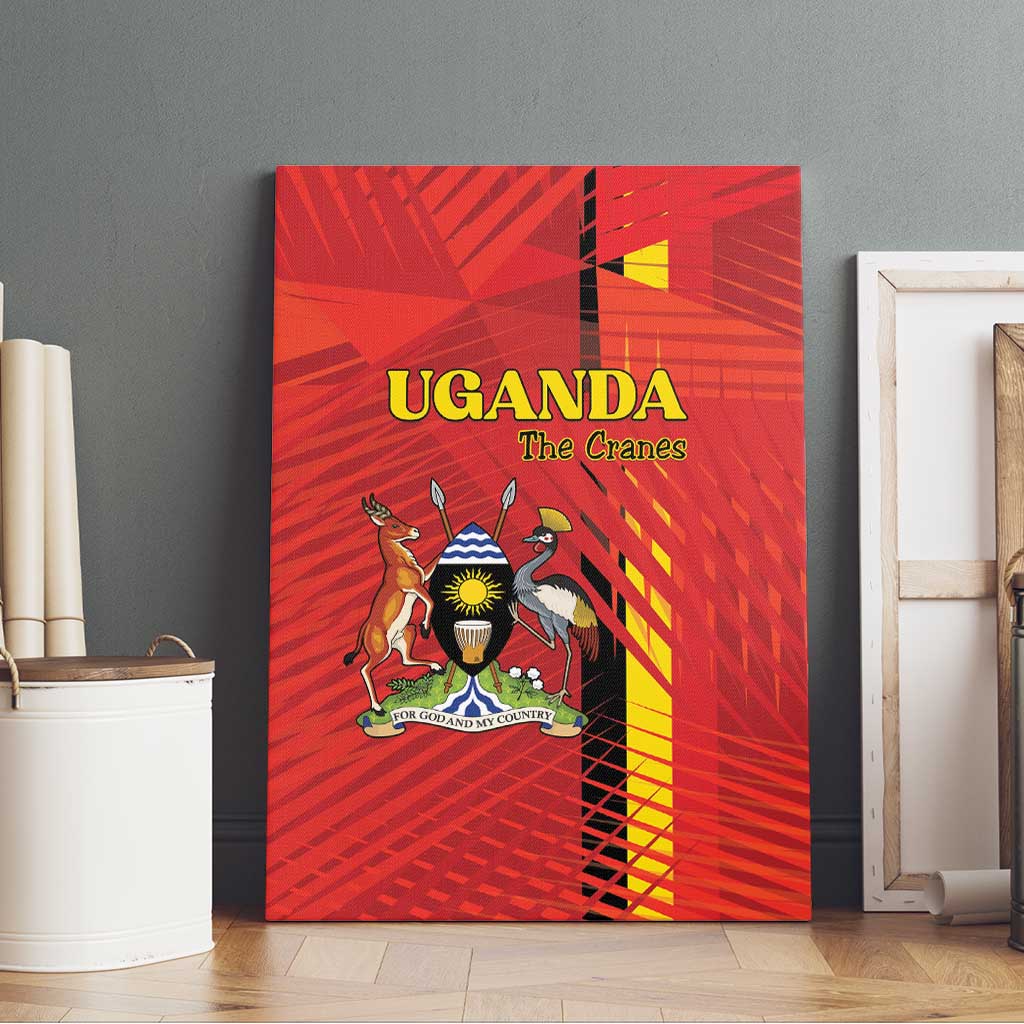 Uganda Football Canvas Wall Art Go Champions Cranes - African Pride
