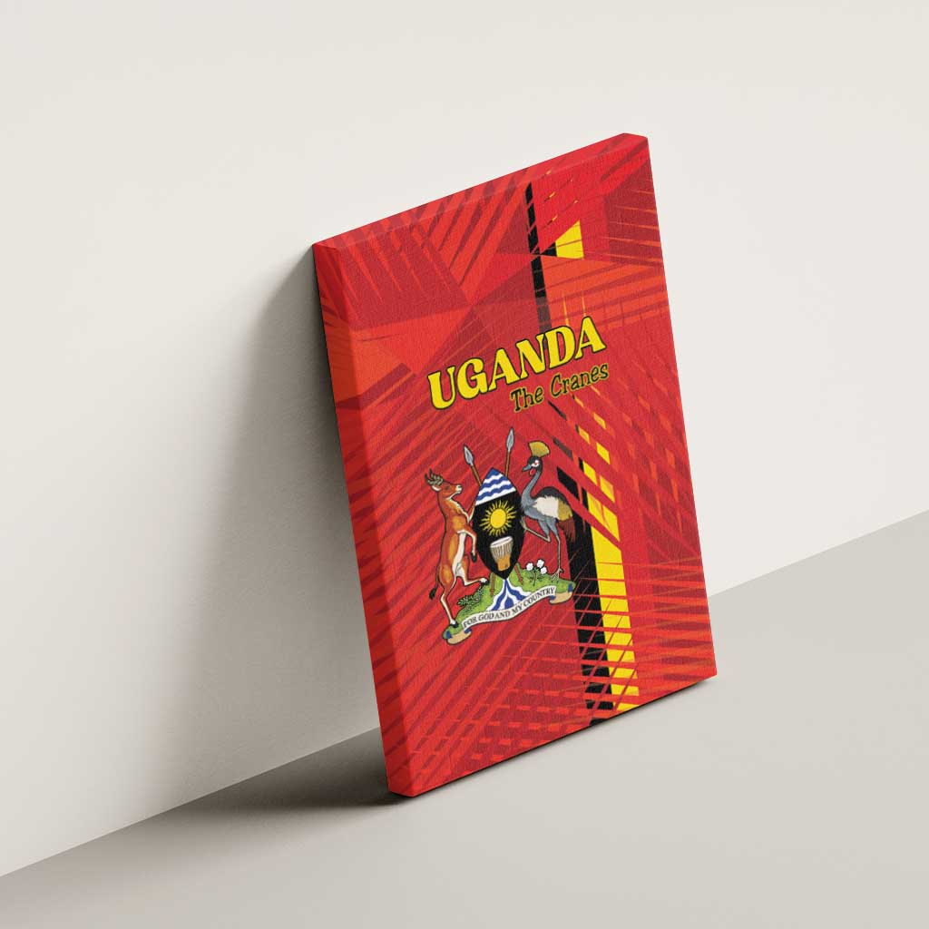 Uganda Football Canvas Wall Art Go Champions Cranes - African Pride
