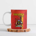 Custom Uganda Football Ceramic Mug Go Champions Cranes - African Pride