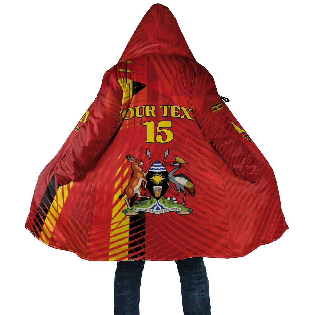 Custom Uganda Football Cloak Go Champions Cranes - African Pride